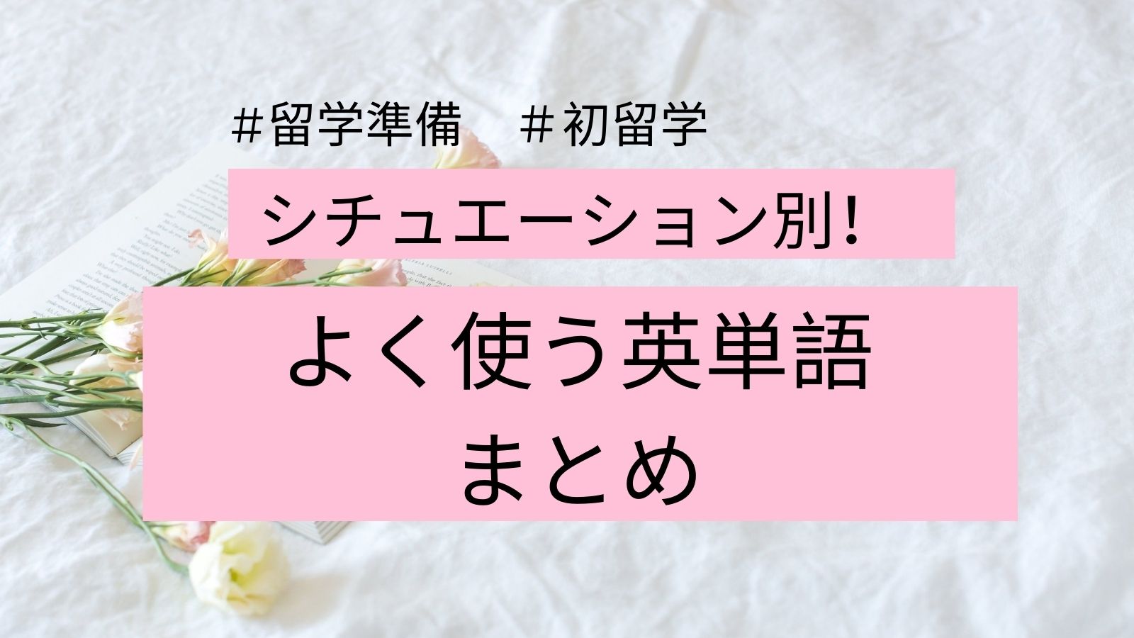 シチュエーション別 留学準備や留学中によく使う用語 英単語 まとめ Mez の人生迷走劇場